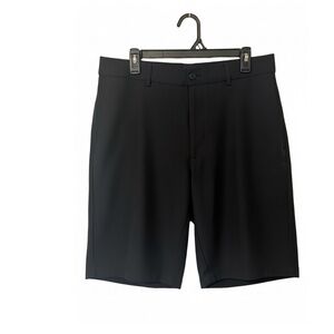 Grand Slam Men’s Black Golf Shorts Size 34 Flat Front Performance EUC
